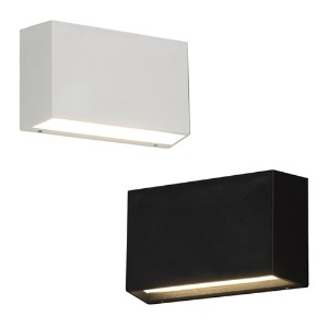 벨라 벽등 A형 2등 (백색/흑색) LED 10W
